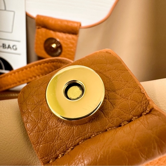 Antik Kraft Slouchy Tote in Camel Tan Vegan Leather NWT - Picture 11 of 12